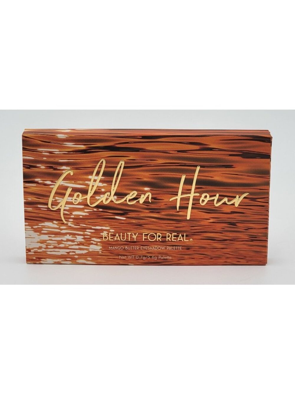 Beauty For Real Golden Hour Eyeshadow Palette 8 Shade Mango Butter Matte Shimmer